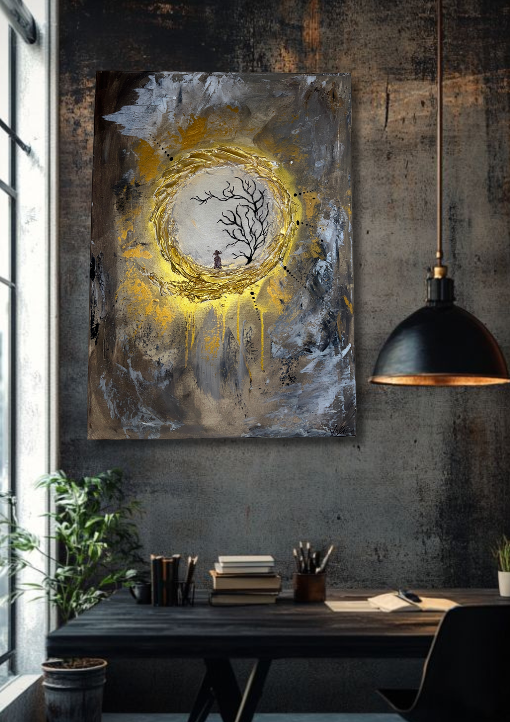 The Golden Threshold  50x70